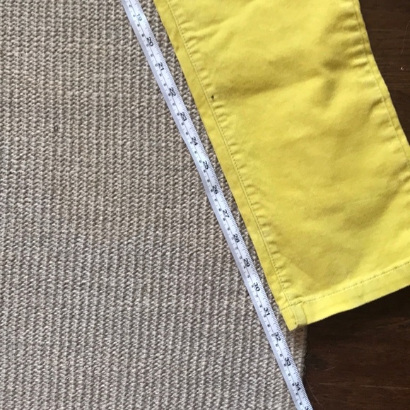 J. Crew women’s City Fit neon yellow Corduroy 27R - Picture 5 of 5